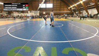 152 lbs Consi Of 16 #2 - Benjamin Walton, Goffstown High School vs Greyson Obrien, Journeymen WC