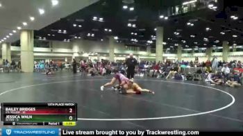 138 lbs Placement (16 Team) - Bailey Bridges, STL Yellow vs Jessica Waln, SD Fire