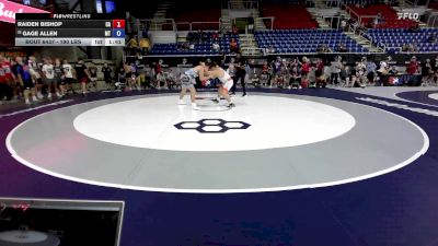 190 lbs Champ. Rd Of 64 - Raiden Bishop, CA vs Gage Allen, MT