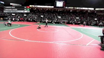 65 lbs Cons. Round 1 - Camden Seay, TLWA vs Brecken Yetzer, BKV1