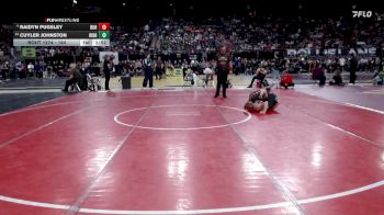 144 lbs Quarterfinal - Cuyler Johnston, Highland vs Raidyn Pugsley, Buhl