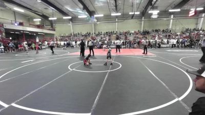 50 lbs Quarterfinal - Shayla Rentz, Rez Wrestling Club vs Adam Santillanes, Ranch Hand Wrestling