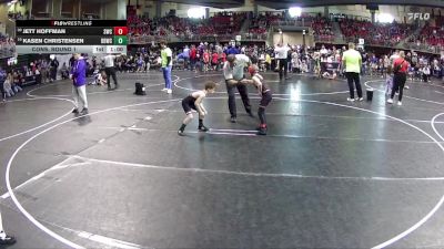 65 lbs Cons. Round 1 - Jett Hoffman, Scottsbluff Wrestling Club vs Kasen Christensen, Broken Bow Wrestling Club