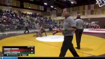 113 lbs Cons. Round 4 - Maddox Herrera, Esperanza vs Camren Carmickle, Granite Hills (El Cajon)