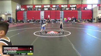 45 lbs Cons. Round 2 - Reid Mashburn, Arab Youth Wrestling vs Windham Woods, River Rats Wrestling Club