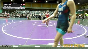 107 lbs Consolation - Aliah Bertalotto, Turlock Wrestling vs Lily Lane, Raw Wrestling Club