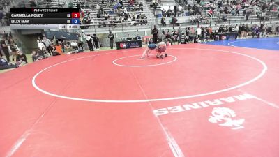 U20 Women - 59 lbs Cons. Round 2 - Carmella Foley, CA vs Lilly May, NV