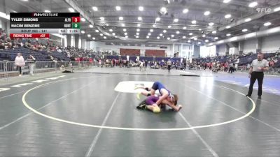 141 lbs Cons. Round 2 - Nacim Benzine, Hunter vs Tyler Simons, Alfred State