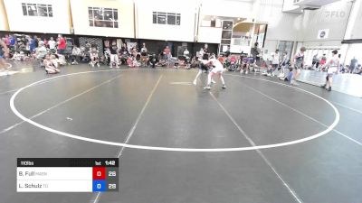 110 lbs Quarterfinal - Brady Full, Mat Assassins Red vs Lucas Schulz, Team Ohio