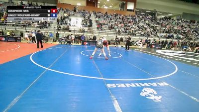 U20 Women - 68 lbs Cons. Round 2 - Josephine Ives, WA vs Linley Wolfard-Henry, WA