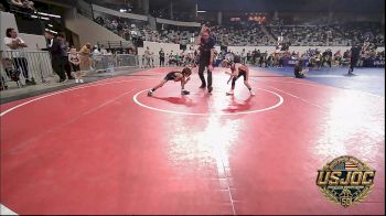 46 lbs Consi Of 16 #2 - Croy Mcclary, Panhandle RTC vs Drayson Couch, Del City Little League Wrestling