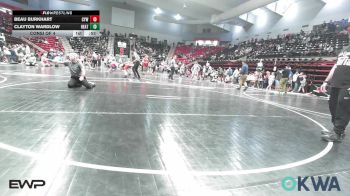 67 lbs Consi Of 4 - Beau Burkhart, Coweta Tiger Wrestling vs Clayton Wardlow, Heat