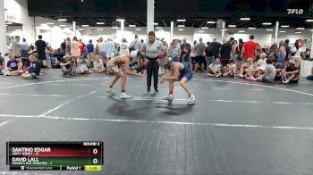 92 lbs Round 2 (6 Team) - Santino Edgar, Dirty Jersey vs David Lall, Moser`s Mat Monster
