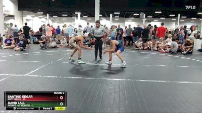 92 lbs Round 2 (6 Team) - Santino Edgar, Dirty Jersey vs David Lall, Moser`s Mat Monster