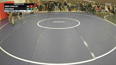 150 lbs Champ. Round 1 - Henry Schuller, Bend vs Zach Davis, Sweet Home