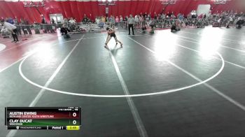 78 lbs Cons. Round 1 - Clay Ducat, Wisconsin vs Austin Ewing, Richland Center Youth Wrestling