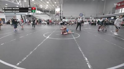 98 lbs Semis & 1st Wrestleback (8 Team) - Michael Nicosia, BECA vs Andrew Dolson, Barn Brother WC
