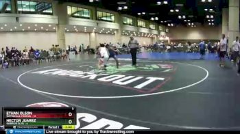 126 lbs Round 8 (10 Team) - Hector Juarez, Warrior Elite vs Ethan Olson, Naperville Phoenix