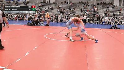 126 lbs Rr Rnd 2 - Nolan Hardeman, Rabbit Wrestling Club - HSB vs Jaxon Cairns, Valley Boyz - HSB