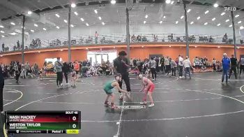 65 lbs Semifinal - Nash Mackey, LA Elite Wrestling vs Weston Taylor, Dixie Hornets