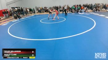 110 lbs Champ. Round 1 - Paizley Clark, Sheridan vs Taylee Williamson, Chadron Girls