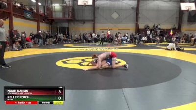 126 lbs Cons. Round 2 - Keller Roach, Bixby vs Noah Rankin, St Christopher`s School