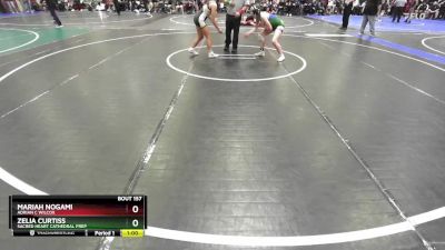 115 lbs Cons. Round 1 - Zelia Curtiss, Sacred Heart Cathedral Prep vs Mariah Nogami, Adrian C Wilcox