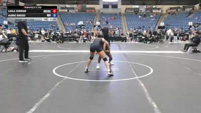 110 lbs Quarterfinal - Aurie Sneed, Wayland Baptist University vs Laila Jordan, Baker University