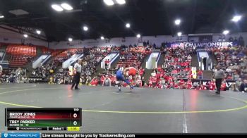 150 lbs Semifinals (8 Team) - Trey Parker, Dundee HS vs Brody Jones, Constantine HS