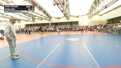 197-H lbs Quarterfinal - Josiah Barrera, RedNose Wrestling School vs Irving Cruz, Prime Wrestling Club