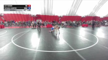 115 lbs Round 5 - Lily Baker, Freedom Wrestling Club vs Tatiana Campos, Slinger Red Rhinos Wrestling Club