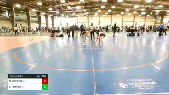 112 lbs Consi Of 8 #1 - Natalia Sanchez, VA vs Ajalynn Jimenez, CA