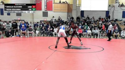 175 lbs Quarterfinal - Nikolas Slocumb, Longmeadow vs Kevin Ozulumba, Ashland