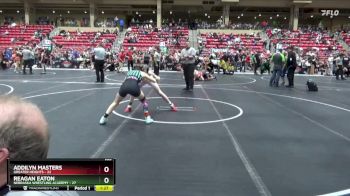 105 lbs Round 3 (6 Team) - Addilyn Masters, Greater Heights vs Reagan Eaton, Nebraska Wrestling Academy
