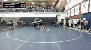 59 lbs 3rd Place Match - Nathan Moore, St. Maries Wrestling Club vs Hudson Aldrich, 208 Badgers Wrestling Club