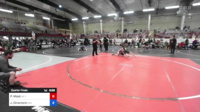 150 kg Quarterfinal - Porter Mask, No Team vs Jackson Dinsmore, Norwood