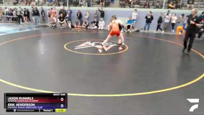 165 lbs Round 3 - Erik Henderson, Chugach Eagles Wrestling Club vs Jaxon Runnels, Interior Grappling Academy