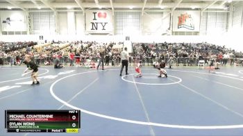 50 lbs Quarterfinal - Dylan Wong, Savage Wrestling Club vs Michael Countermine, Guilderland Youth Wrestling