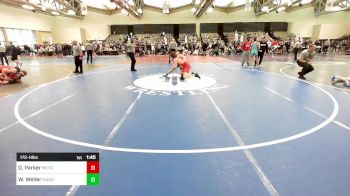 172-H lbs Round Of 16 - Oliver Parker, MetroWest United Wrestling Club vs Wesley Weller, Mat Assassins