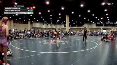 120 lbs Cons. Round 2 - Kaylee Batchelor, BRAWL PINK vs Elizabeth Herhold, Trojan Wrestling Academy LLC