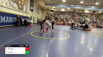 106 lbs Champ. Round 1 - Alexis Garza, Northview vs Destany Noriega, Corona