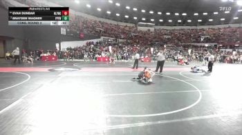 90 lbs Cons. Round 3 - Brayden Wagner, Poynette Panther Youth Wrestling vs Evan Dunbar, New London Youth Wrestling Club