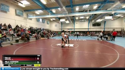 126 lbs Round 5 (10 Team) - Izak Ramirez, Fort Collins vs Zaiden Peterson, Ogallala