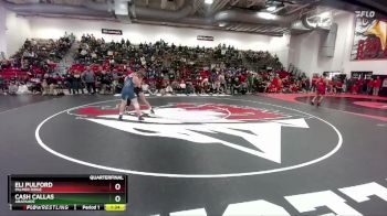 157 lbs Quarterfinal - Cash Callas, Arapahoe vs Eli Pulford, Palmer Ridge
