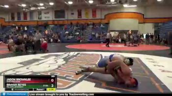 285 lbs Champ. Round 1 - Jadon Brownlee, Ohio Northern vs Brayan Reyes, Millikin University