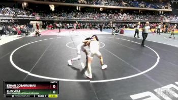 5A 113 lbs 5th Place Match - Ethan Cobarrubias, Comal Pieper vs Luis Vela, Corpus Christi Veterans Memorial