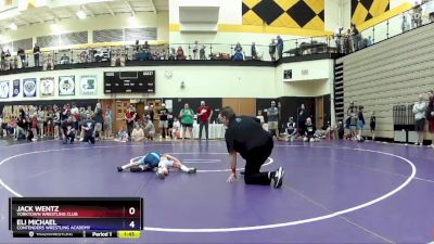 56 lbs Round 2 - Jack Wentz, Yorktown Wrestling Club vs Eli Michael, Contenders Wrestling Academy