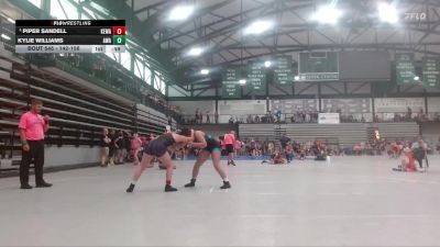 142-156 lbs Round 3 - Piper Sandell, Alber Athletics vs Kylie Williams, Askren Wrestling Academy