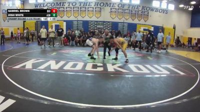 138 lbs Champ Round 1 (16 Team) - Gabriel Brown, Buchholz vs Josh White, Athens Christian