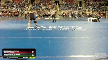 170 lbs Cons. Round 2 - Brennida Myers, Bismarck Century vs Samantha Hotten, West Fargo United